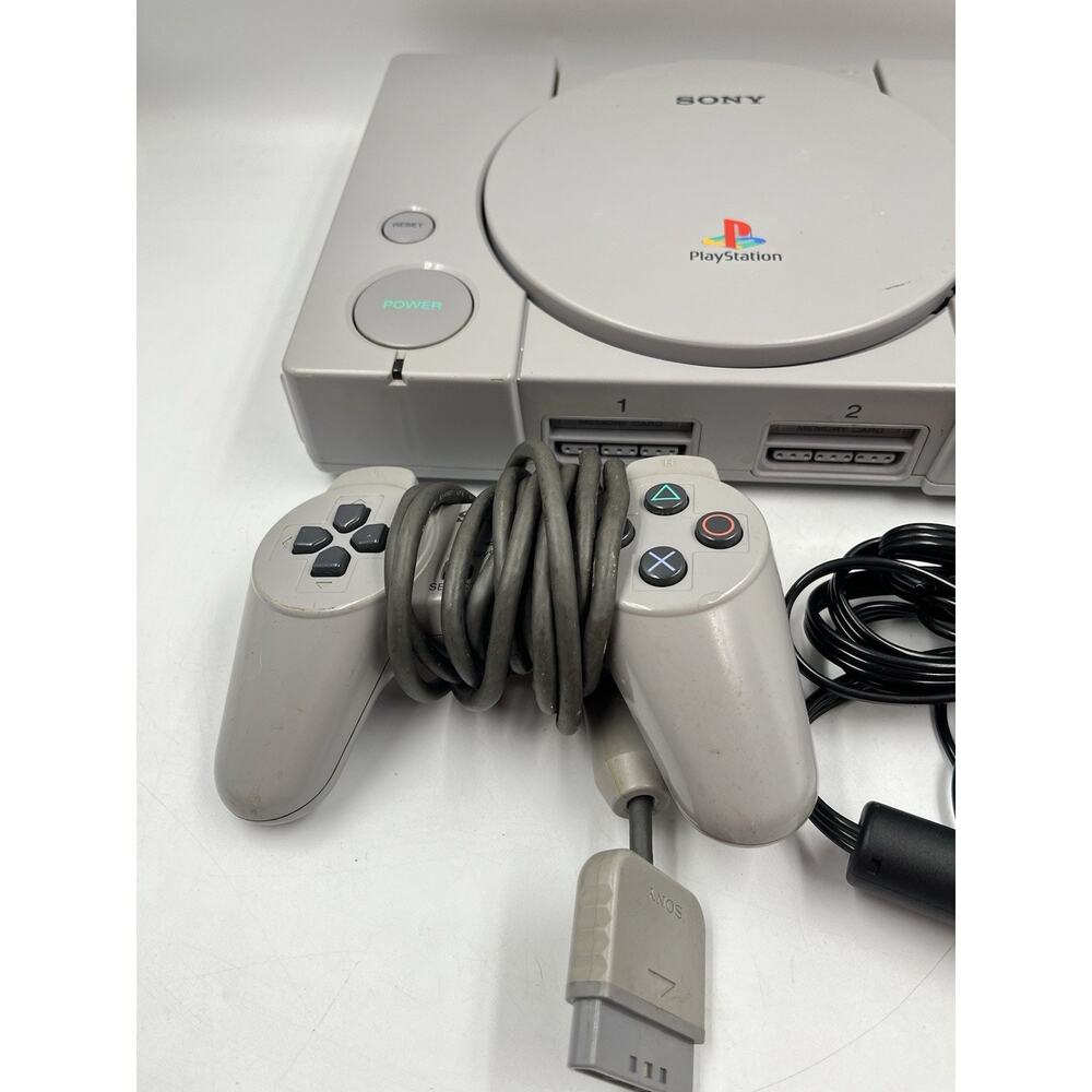 Sony PlayStation 1 Console Bundle TESTED WORKS PS1 Video Game System - Picture 4 of 13